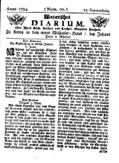 Wiener Zeitung 17340925 Seite: 1
