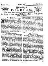 Wiener Zeitung 17341027 Seite: 1