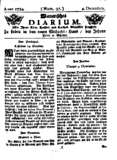 Wiener Zeitung 17341204 Seite: 1