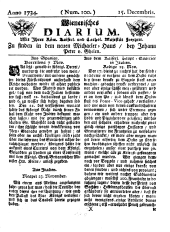 Wiener Zeitung 17341215 Seite: 1