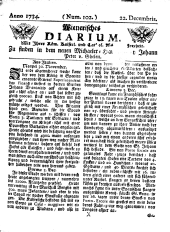 Wiener Zeitung 17341222 Seite: 1