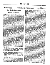 Wiener Zeitung 17390325 Seite: 9