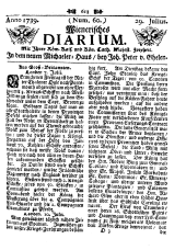 Wiener Zeitung 17390729 Seite: 1