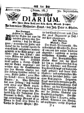 Wiener Zeitung 17390930 Seite: 1