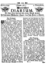 Wiener Zeitung 17391202 Seite: 1