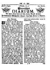 Wiener Zeitung 17400625 Seite: 1