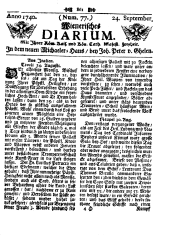 Wiener Zeitung 17400924 Seite: 1