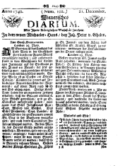 Wiener Zeitung 17401221 Seite: 1