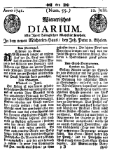 Wiener Zeitung 17410712 Seite: 1