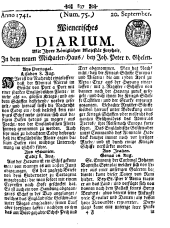 Wiener Zeitung 17410920 Seite: 1