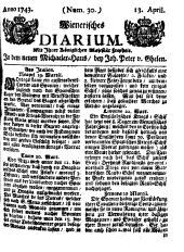 Wiener Zeitung 17430413 Seite: 1