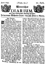 Wiener Zeitung 17430420 Seite: 1