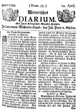 Wiener Zeitung 17430424 Seite: 1