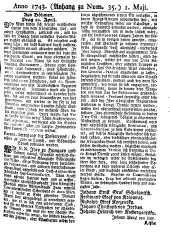 Wiener Zeitung 17430501 Seite: 9