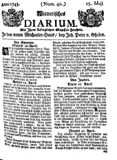 Wiener Zeitung 17430525 Seite: 1