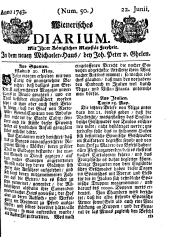 Wiener Zeitung 17430622 Seite: 1