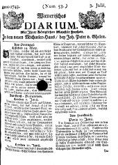 Wiener Zeitung 17430703 Seite: 1