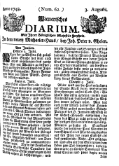 Wiener Zeitung 17430803 Seite: 1