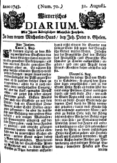 Wiener Zeitung 17430831 Seite: 1