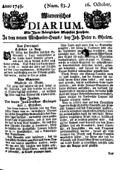 Wiener Zeitung 17431016 Seite: 1