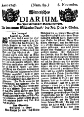 Wiener Zeitung 17431106 Seite: 1