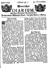 Wiener Zeitung 17431130 Seite: 1