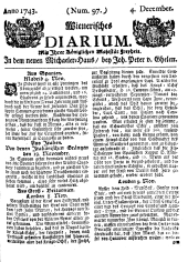 Wiener Zeitung 17431204 Seite: 1