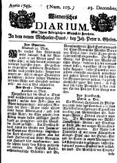 Wiener Zeitung 17431225 Seite: 1