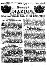 Wiener Zeitung 17440325 Seite: 1