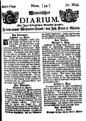 Wiener Zeitung 17440530 Seite: 1