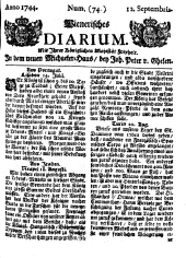 Wiener Zeitung 17440912 Seite: 1