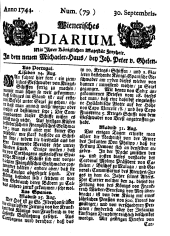 Wiener Zeitung 17440930 Seite: 1