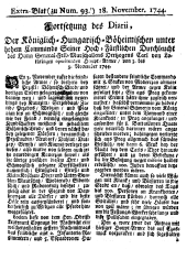 Wiener Zeitung 17441118 Seite: 13