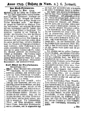 Wiener Zeitung 17450106 Seite: 9