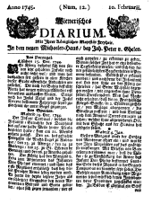 Wiener Zeitung 17450210 Seite: 1