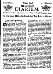 Wiener Zeitung 17451006 Seite: 1