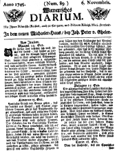 Wiener Zeitung 17451106 Seite: 1