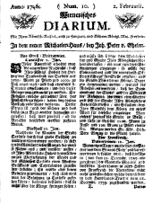 Wiener Zeitung 17460202 Seite: 1