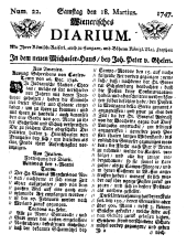 Wiener Zeitung 17470318 Seite: 1