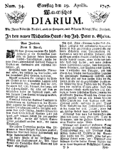 Wiener Zeitung 17470429 Seite: 1