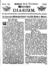 Wiener Zeitung 17471108 Seite: 1