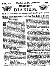 Wiener Zeitung 17471223 Seite: 1