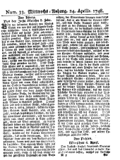 Wiener Zeitung 17480424 Seite: 9