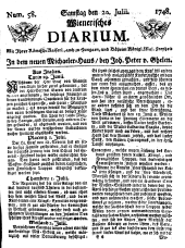 Wiener Zeitung 17480720 Seite: 1