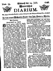 Wiener Zeitung 17480724 Seite: 1