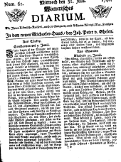 Wiener Zeitung 17480731 Seite: 1