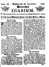 Wiener Zeitung 17480928 Seite: 1