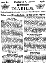 Wiener Zeitung 17481005 Seite: 1