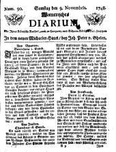 Wiener Zeitung 17481109 Seite: 1