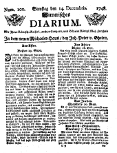 Wiener Zeitung 17481214 Seite: 1